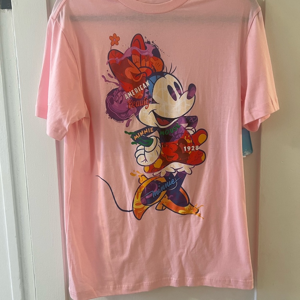 Disney Pink Minnie Mouse Short Sleeve Tee